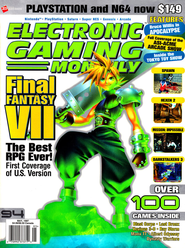 Electronic Gaming Monthly Issue 94 (May 1997) cover